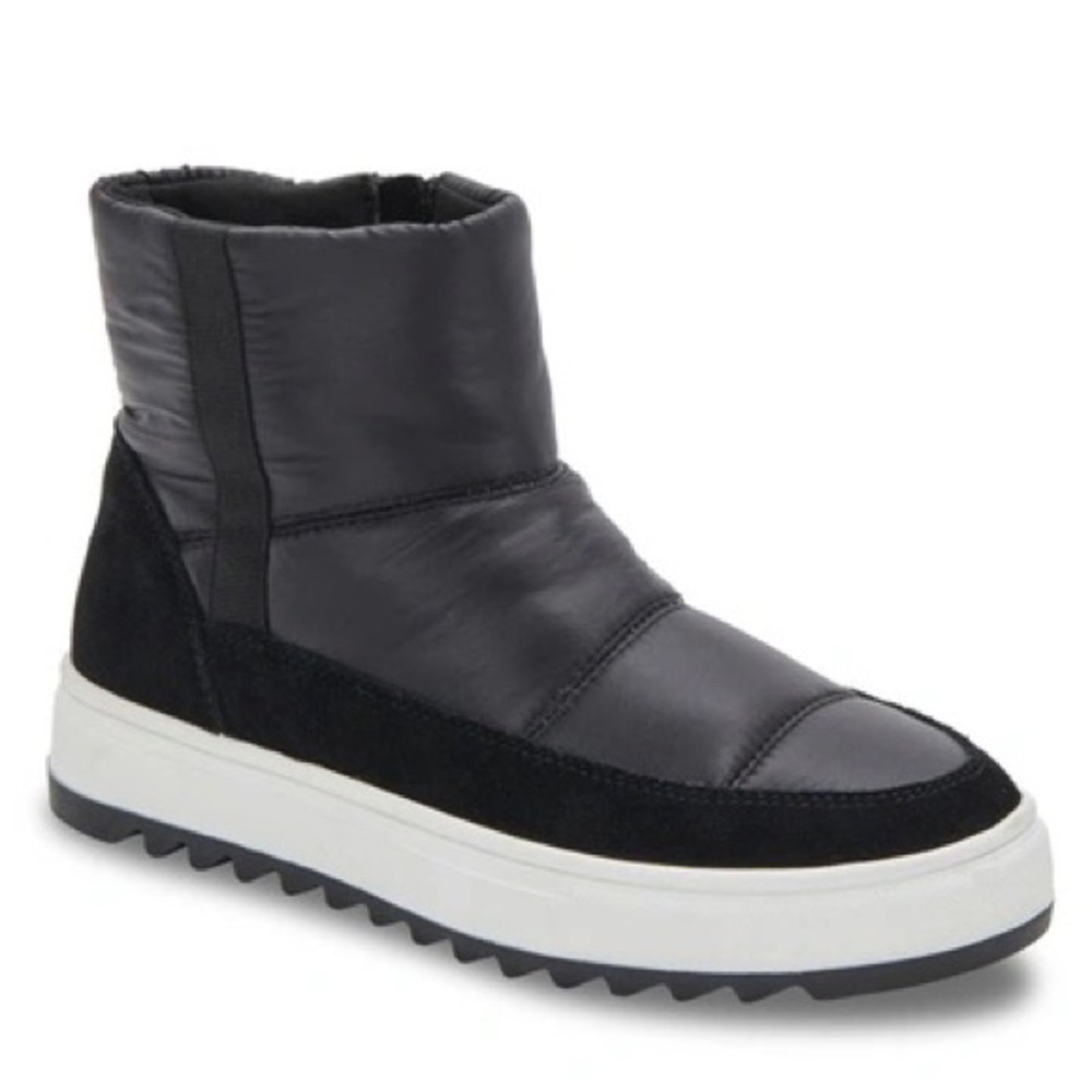 NIB Blondo Samarie Waterproof Quilted Platform Womens Boot Black Sneaker sz 9